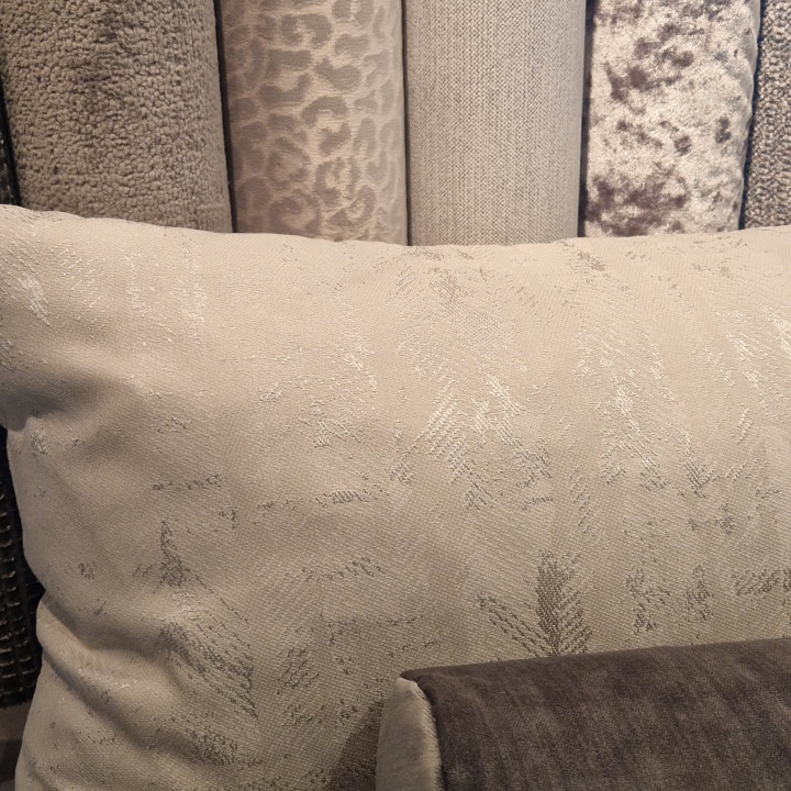 Stoffzimmer Bett Nahaufnahme