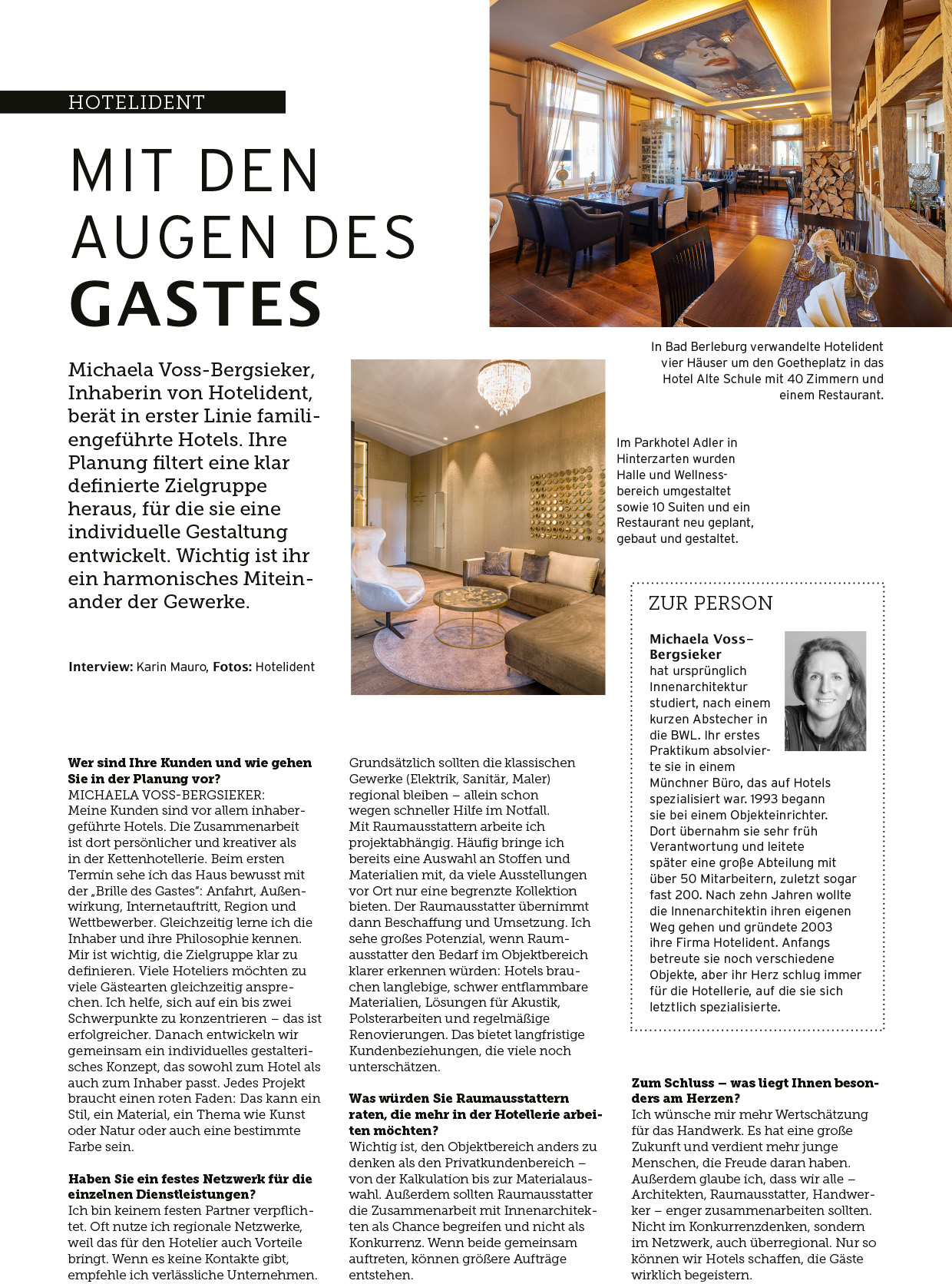 Mit den Augen des Gastes