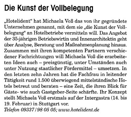 Gastgewerbe Magazin – Oktober 2003