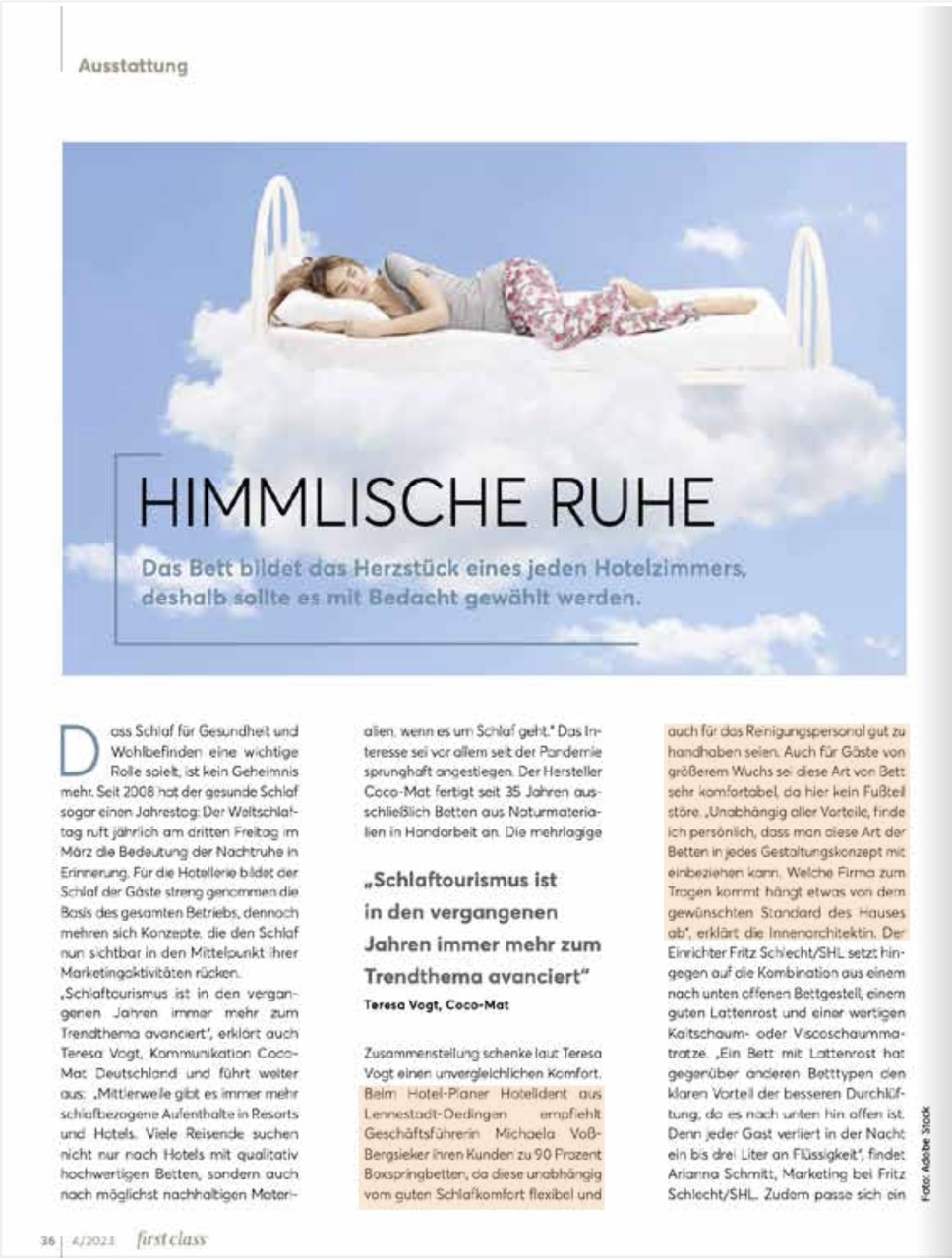 First Class - April 2023