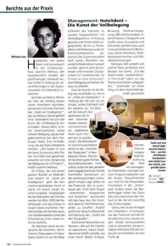Hotel und Technik – April 2004